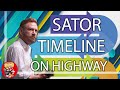 How does Sator get a plutonium / algorithm - Tenet - Sator timeline on the highway