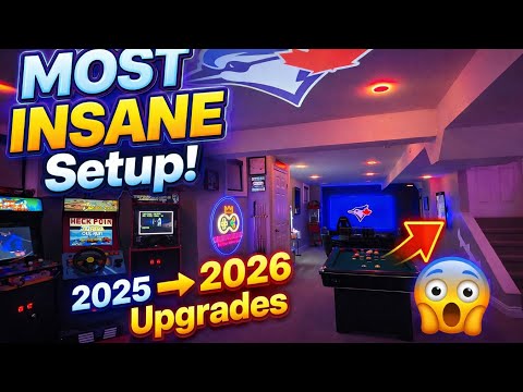 EPIC 2025 GAMEROOM + Home Theater Tour 😱 Future 2026 Upgrades!