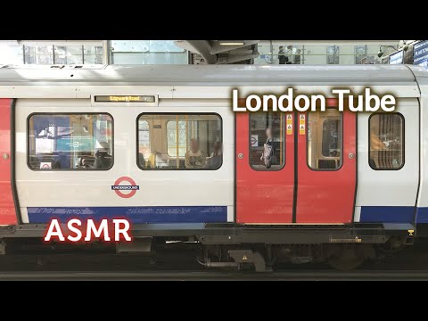 ASMR SLEEPING ON THE TUBE●London Underground 3D Binaural Sound | District Line