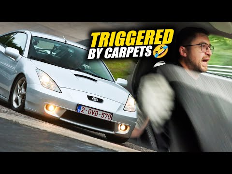 Fighting Audi RS4 and Floormats in Toyota Celica! // Nürburgring!