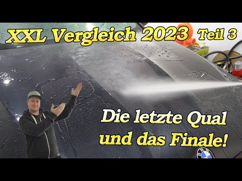 XXL Vergleich - die beste Sprühversiegelung 2023 Gruppe 1 - Das Finale und Auswertung!