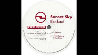 Sunset Sky - Blue Deep