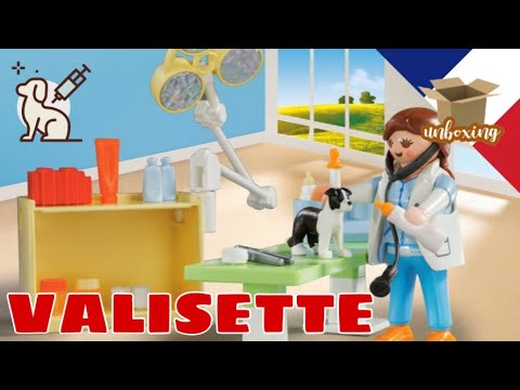 Unboxing valisette playmobil vétérinaire