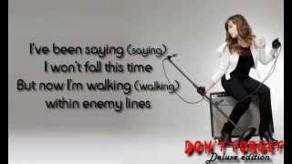 12) Behind enemy lines (Bonus Track) - Demi Lovato (Lyrics)