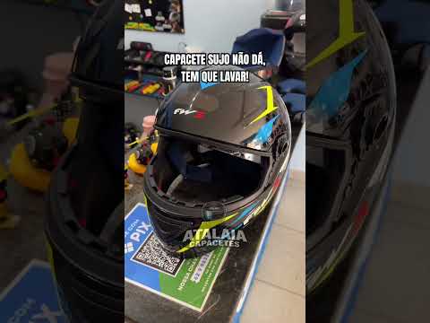 Diga adeus aquele capacete sujo, fedido e cheio de bactérias! #capacetefw3  #capacetelimpo
