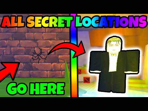 How To Find ALL *SECRET BOSS LOCATIONS* In Anime Weapons!!