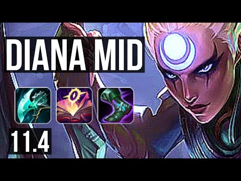 DIANA vs VLADIMIR (MID) | Rank 6 Diana, Legendary, 11/2/3 | EUW Grandmaster | v11.4
