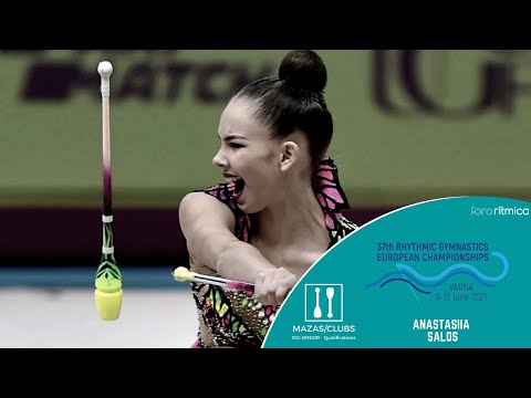 Anastasiia Salos (mazas / clubs) - Classification European Championship Varna 2021