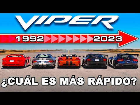 ¡Todos los Dodge Viper 🐍 LANZADOS!