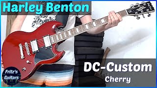 Video thumbnail for Harley Benton DC-Custom Cherry 2023 - SG GUITAR ALTERNATIVE by Fritz's Guitars