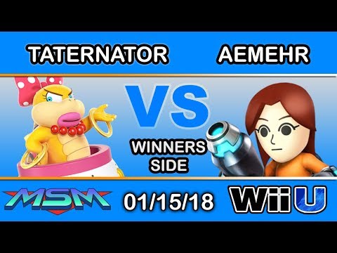 MSM 129 - R5 | Taternator (Wendy) Vs. Kh | AEMehr (Mii Gunner) Winners Side - Smash 4