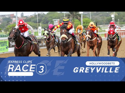 20220812 Hollywoodbets Greyville Express Clip Race 3 won by LORD WYLIE