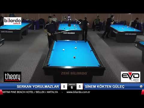 SERKAN YORULMAZLAR & SİNEM KÖKTEN GÜLEÇ Bilardo Maçı - 