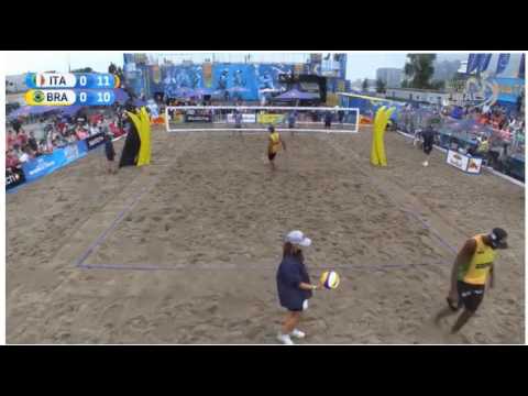 Ranghieri/Carambula ITA -Pedro Solberg/Evandro BRA-SWATCH FIVB WORLD TOUR FINALS-Quarterfinals