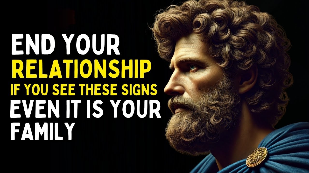 7 SIGNS That You SHOULD END EVERY CONTACT even it is your family or a friend | STOIC PHILOSOPHY