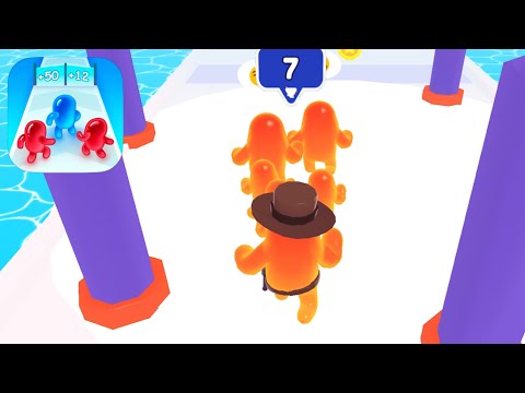 Join Blob Clash 3D - All Levels Gameplay Android, iOS