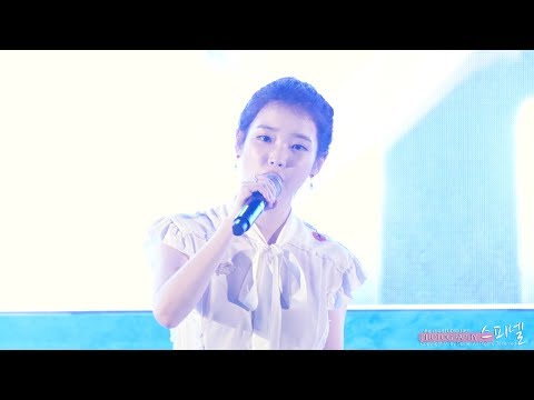 180803 아이유 IU 무반주 라이브 어른 (나의 아저씨 OST) , 여름밤의 꿈 4K 직캠 @ 해운대 썸머 페스티벌 by Spinel