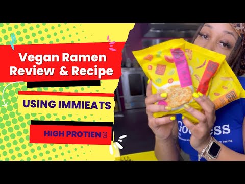 Vegan Ramen Noodles -IMMIEATS Recipe & Review