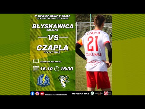 LZS Błyskawica Kolbark- LKS Czapla Czaple Małe 1-2 KEEZA B- klasa Olkusz  (16.10.2021)