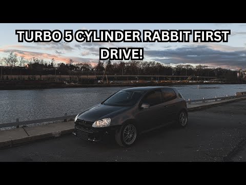 First Drive In My 5 Cylinder TURBO VW Rabbit!