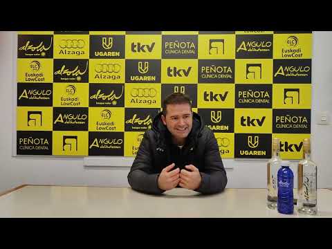 RDP Germán Beltrán al finalizar el Club Portugalete 2-1 Aurrera Ondarroa