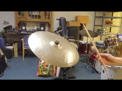 Zildjian 22" K. Zildjian Intermediate Stamp Ride Cymbal 1959 - 1966 - Traditional image 4