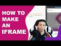 How To Make An Iframe On A Webpage