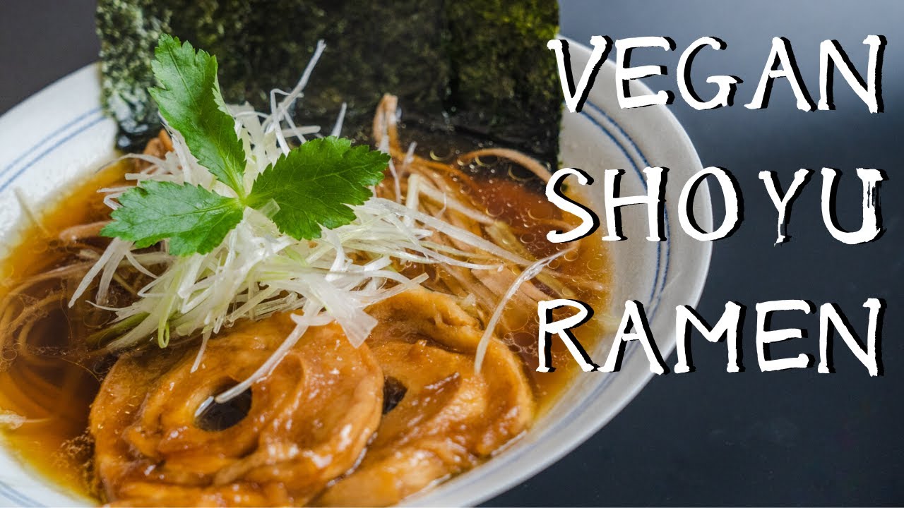 How to make Vegan shoyu  ramen /recipe