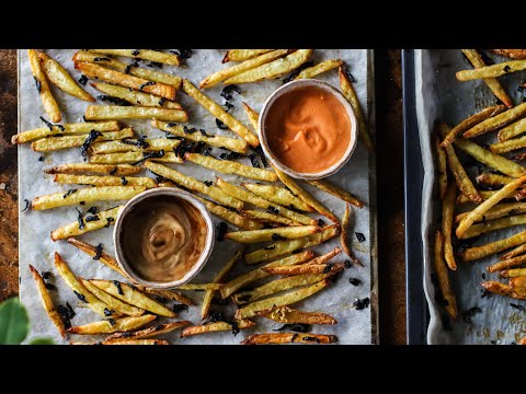, title : 'Crispy french fries » 4 recipes + dips + oven-baked 🍟'