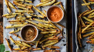 Crispy french fries » 4 recipes + dips + oven-baked 🍟
