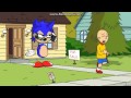 Caillou Grounds Sonic The Hedgehog Grounded