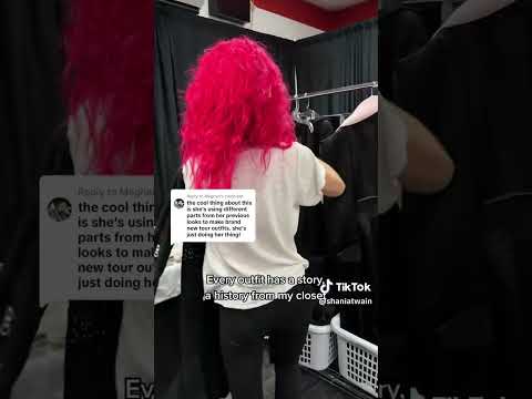 Shania Twain on TikTok - Queen Of Me tour - Behind-the-scenes backstage
