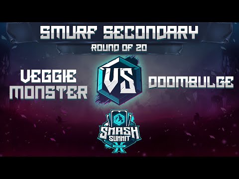 Veggie Monster vs DoomBulge - Smurf Secondary: Round of 20 - Smash Summit 10 | Donkey Kong vs Kirby