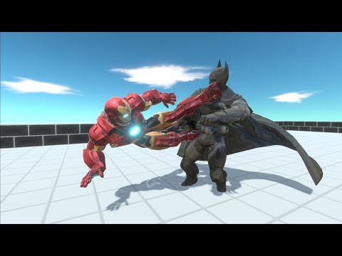 1 vs 1 Superhero Tournament | Who is The Boss? Animal Revolt Battle Simulator