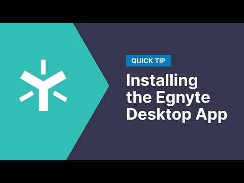 Installing the Egnyte Desktop App