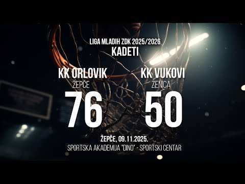 KK Orlovik, Žepče 76 : 50 KK Vukovi - Kadeti, 09.11.2025.