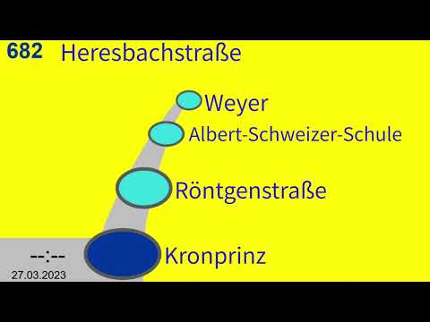 Ansage Bis Heresbachstraße Linie 681/682 SWS Solingen