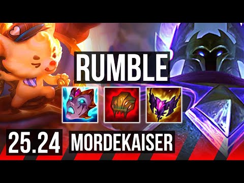 RUMBLE vs MORDEKAISER (TOP) | KR Master | 25.24
