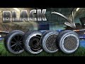 Every Black Painted Wheel In Rocket League So Far (Showcase)