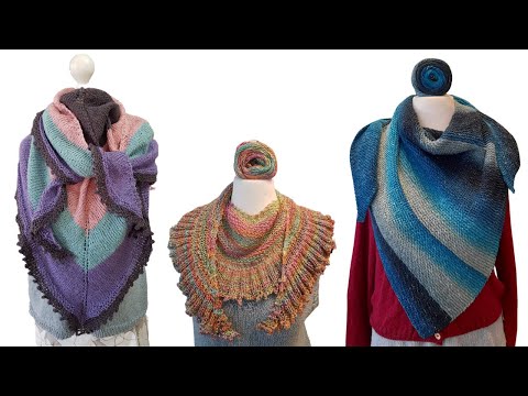 Tücher für den Frühling stricken