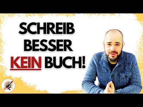 5 Anzeichen, dass du KEIN Buch schreiben solltest!