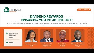 Dividend Rewards: Ensuring You