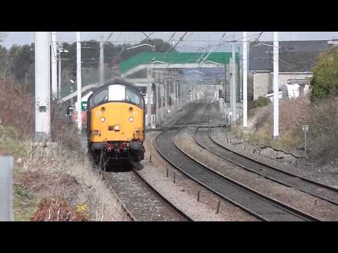 37601 37608 6C51 Sellafield Heysham Flasks @ Hest Bank19th April 2013