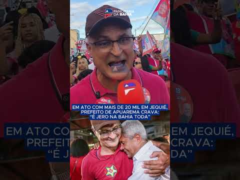 "É JERO NA BAHIA TODA", CRAVA PREFEITO DE APUAREMA