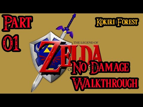 Zelda Ocarina of Time 100% Walkthrough Widescreen HD Part 1 - Introduction - Kokiri Forest