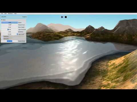 [C++ DirectX 11] Lake Water Reflection & Refraction & Perturbation