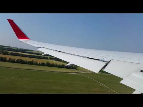 Austrian Airlines Boeing 767-300ER (OE-LAY) takeoff VIE