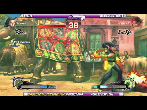 SFO Monthly May 2015 - USF4 - Winners Semi-Final - Fuzzy vs WhoseShabzThisIs