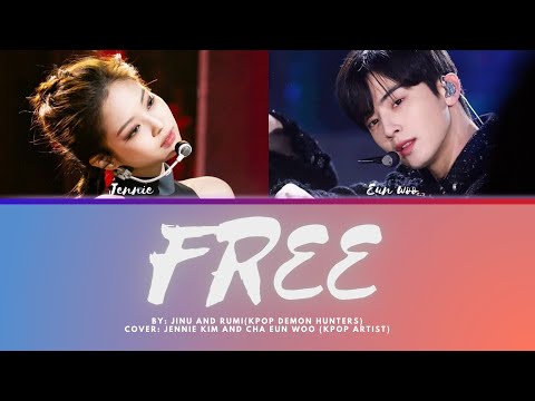 Jennie (BLACKPINK) & Cha Eun Woo – FREE 💫 | AI Duet Cover of K-pop Demon Hunters’ Hit!