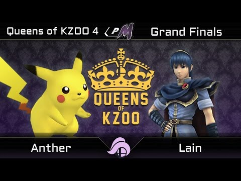 Queens of Kzoo IV Project M Grand Finals - Anther (Falco/Fox) vs. Lain (Fox/Marth)